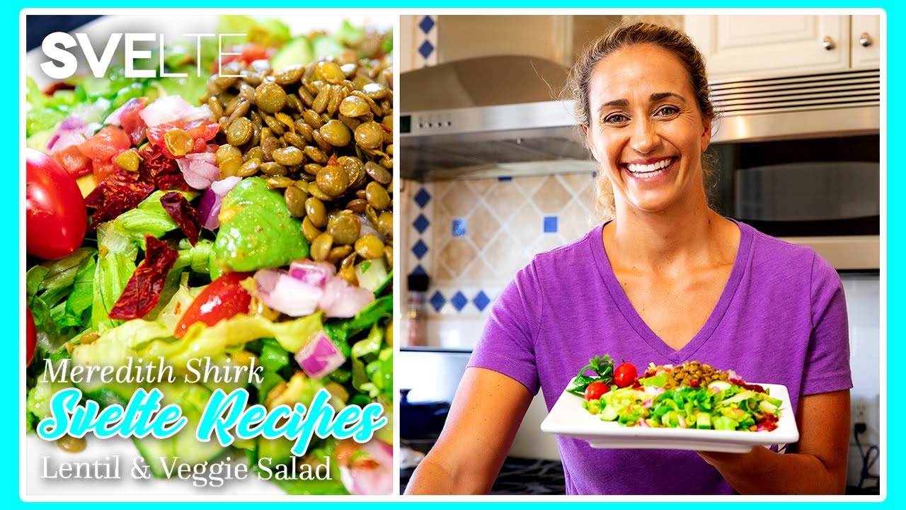 Healthy & Fresh Lentil Salad Recipe - Svelte Recipes