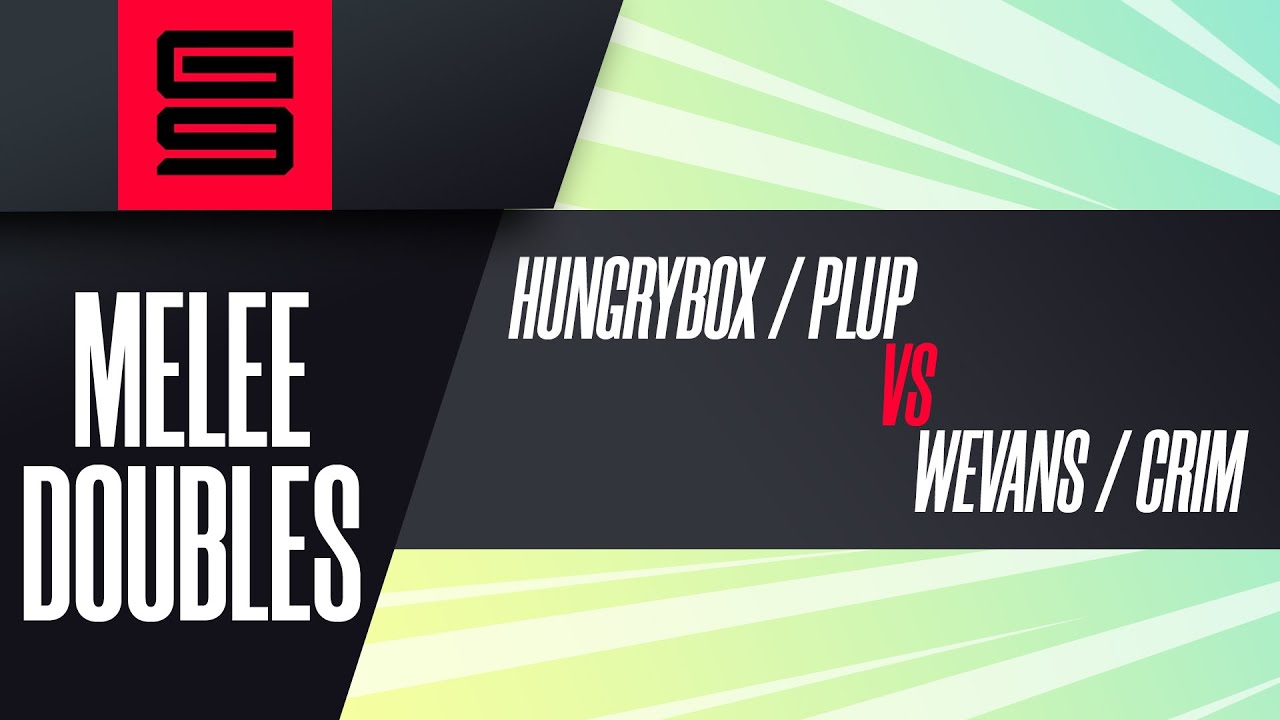 Hungrybox / Plup vs Wevans / Crim - Melee Doubles Winners Quarter-Final  - Genesis 9