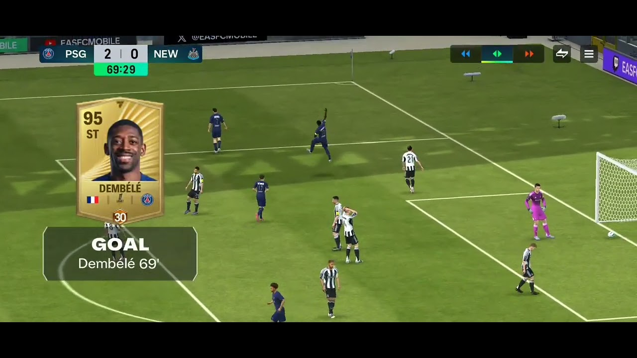 Ea fc 26 uefa champions league Paris saint germain vs Newcastle United #fc26 