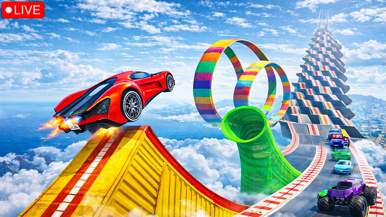 GTA 5 LIVE 🔴 Impossible Ramp Challenge | Can I Survive This?@MasyX__Gaming