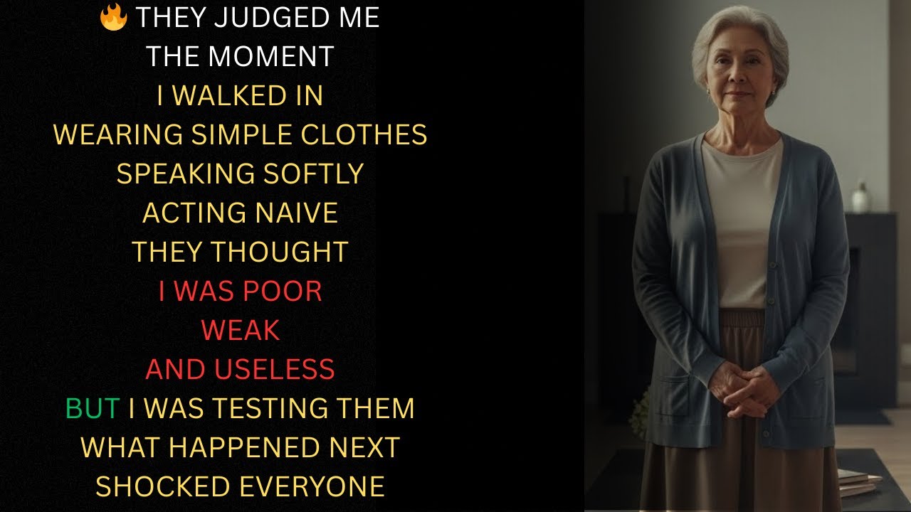 “I Acted Naive in Front of My Daughter-in-Law’s Family… Their Reaction Shocked Them!”