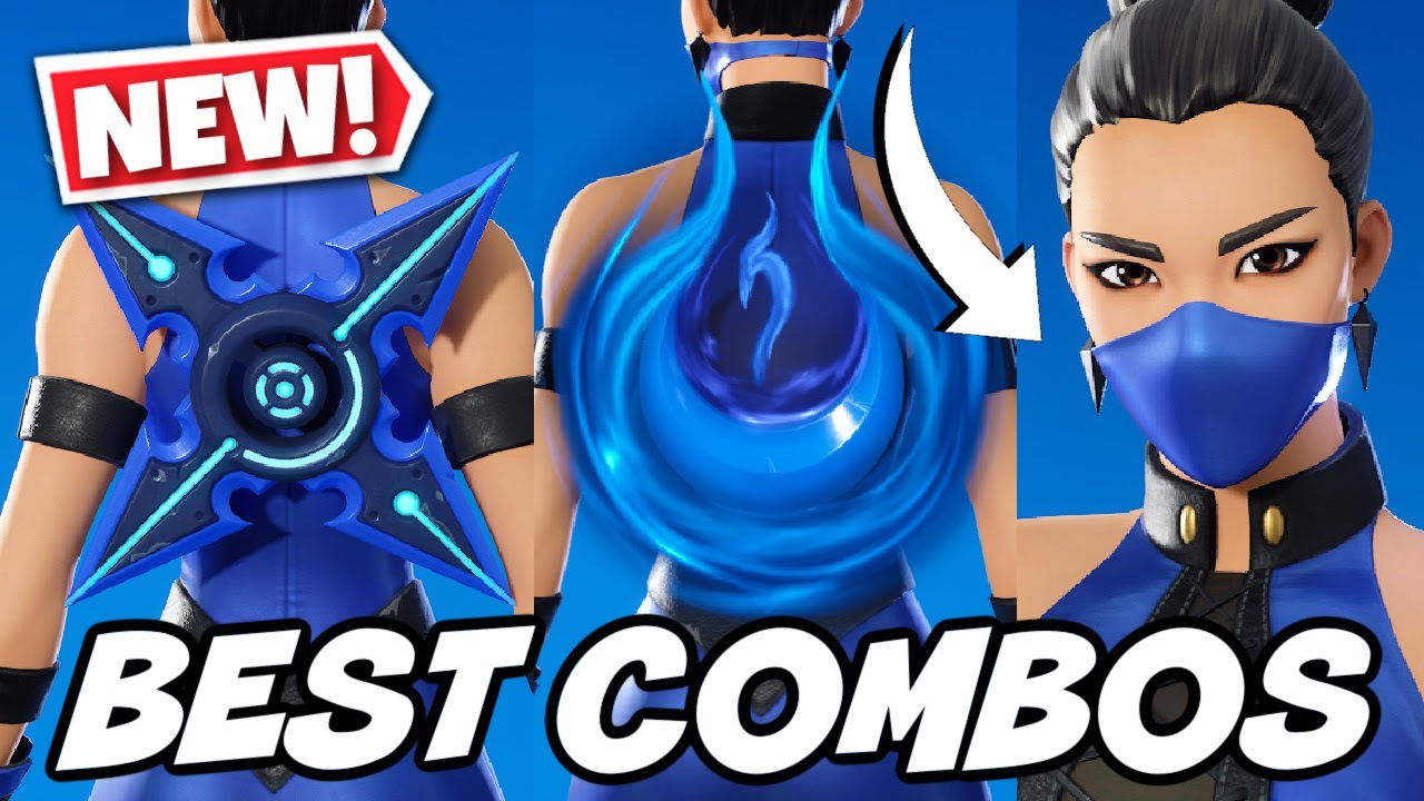 BEST COMBOS FOR *NEW* KITANA (MK3) SKIN (MORTAL KOMBAT)! - Fortnite
