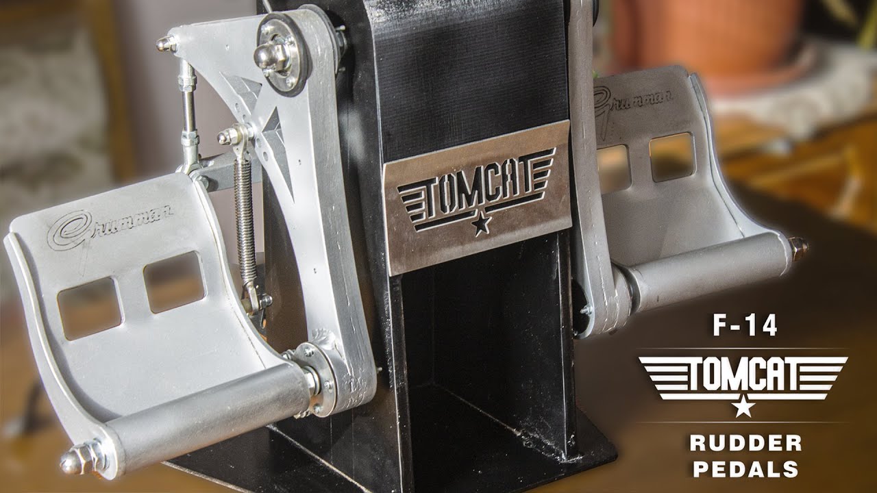 DIY Pendular Rudder Pedals | Custom F-14 Tomcat Pedals