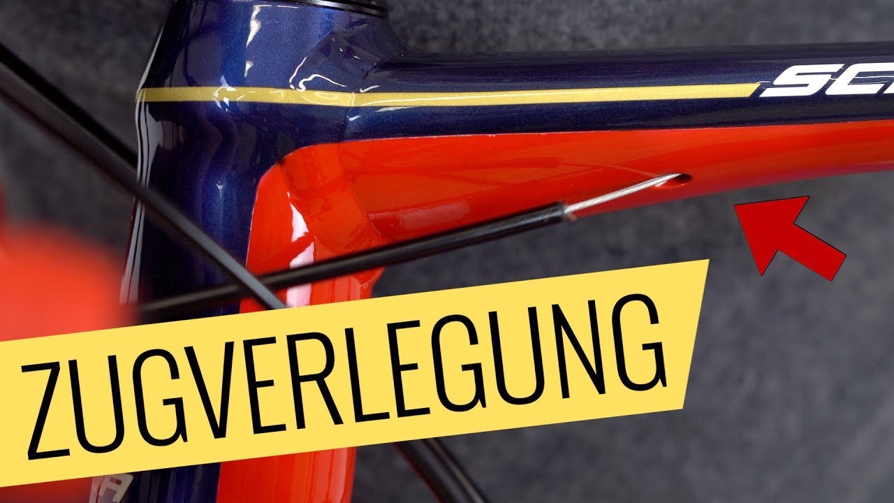 Zugverlegung im Rahmen - Austausch Tutorial - Fahrrad.org