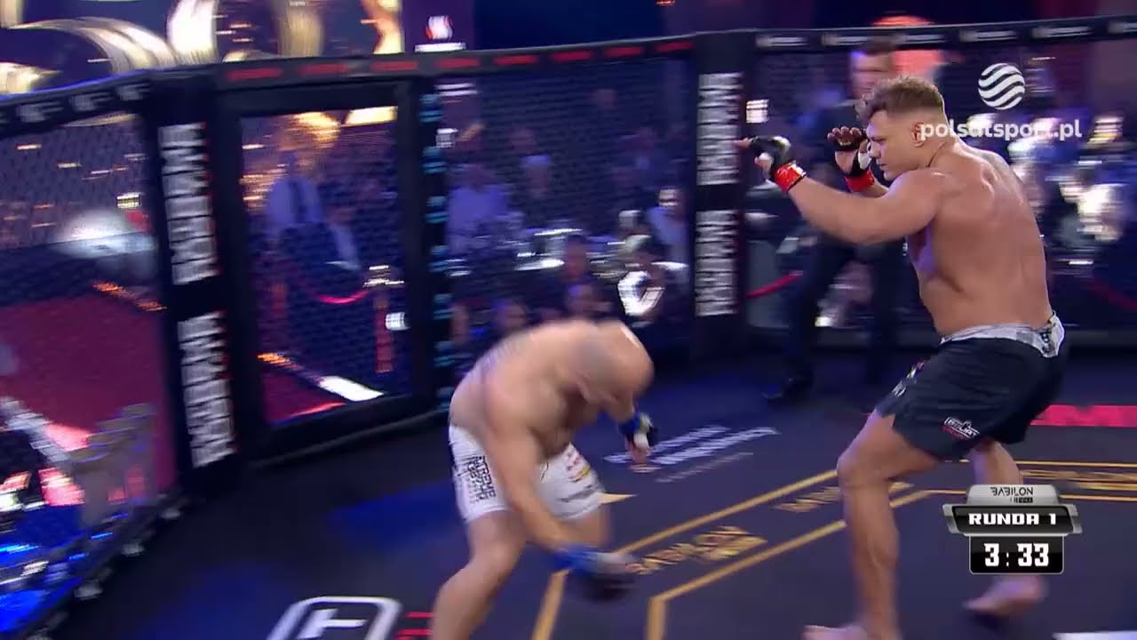 DENIS LABRYGA UDANIE ZADEBIUTOWAŁ W BABILON MMA!