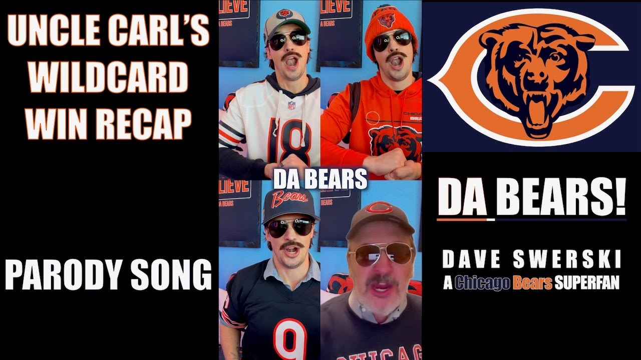 Da Bears Superfans Carl Wollarski & Dave Swerski recap Chicago's Wildcard Win 🎬🕺🏻🐻⬇️