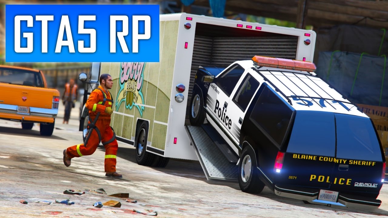 GTA 5 RP : VOLER DES VOITURES DE POLICE  [SADOJ]