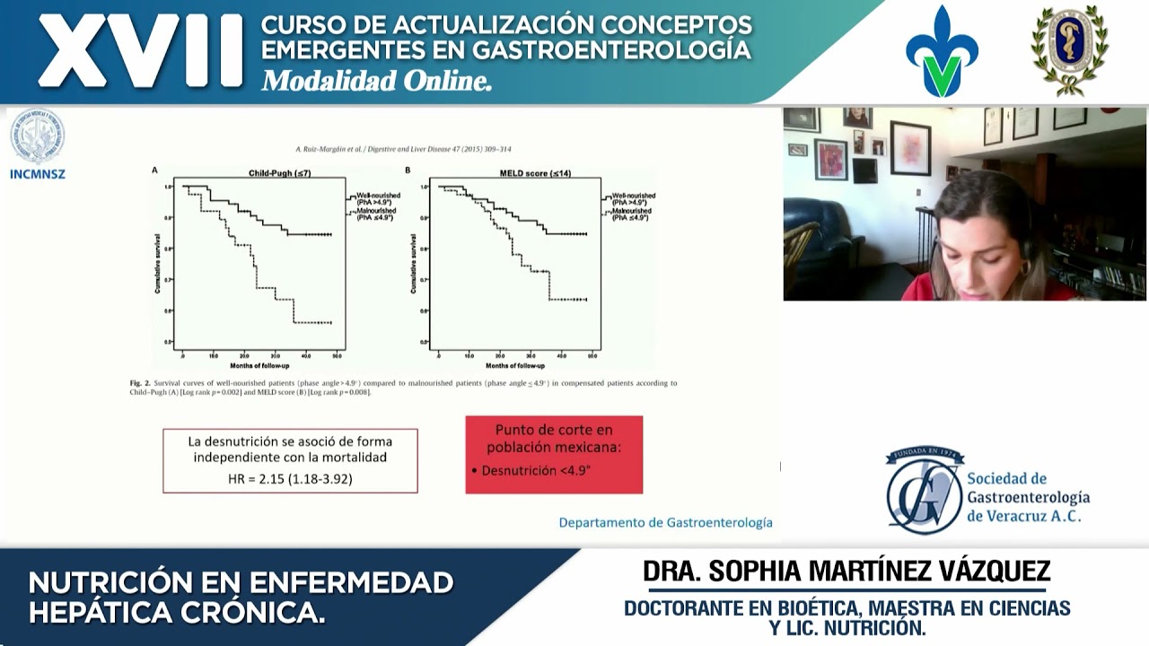Nutrición en enfermedad hepática crónica / L.N. Sophia E. Martínez Vázquez
