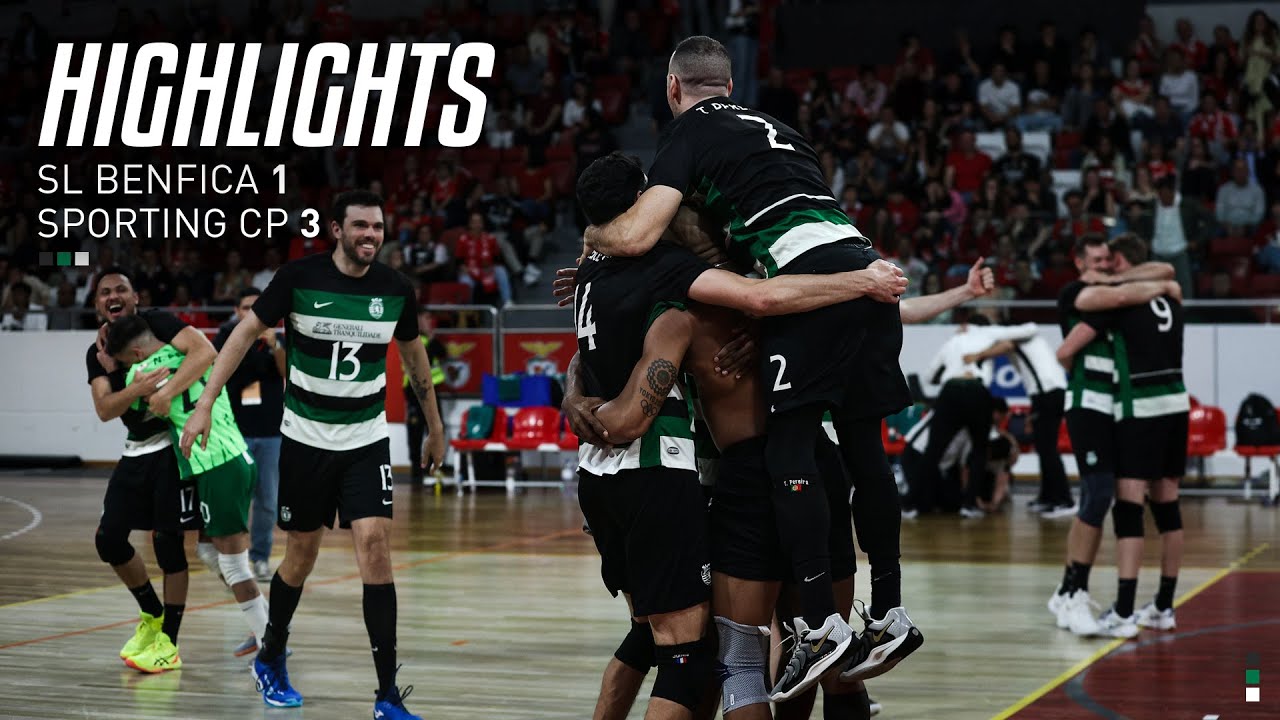 Voleibol | Campeonato Nacional: SL Benfica 1-3 Sporting CP (CAMPEÕES NACIONAIS!)