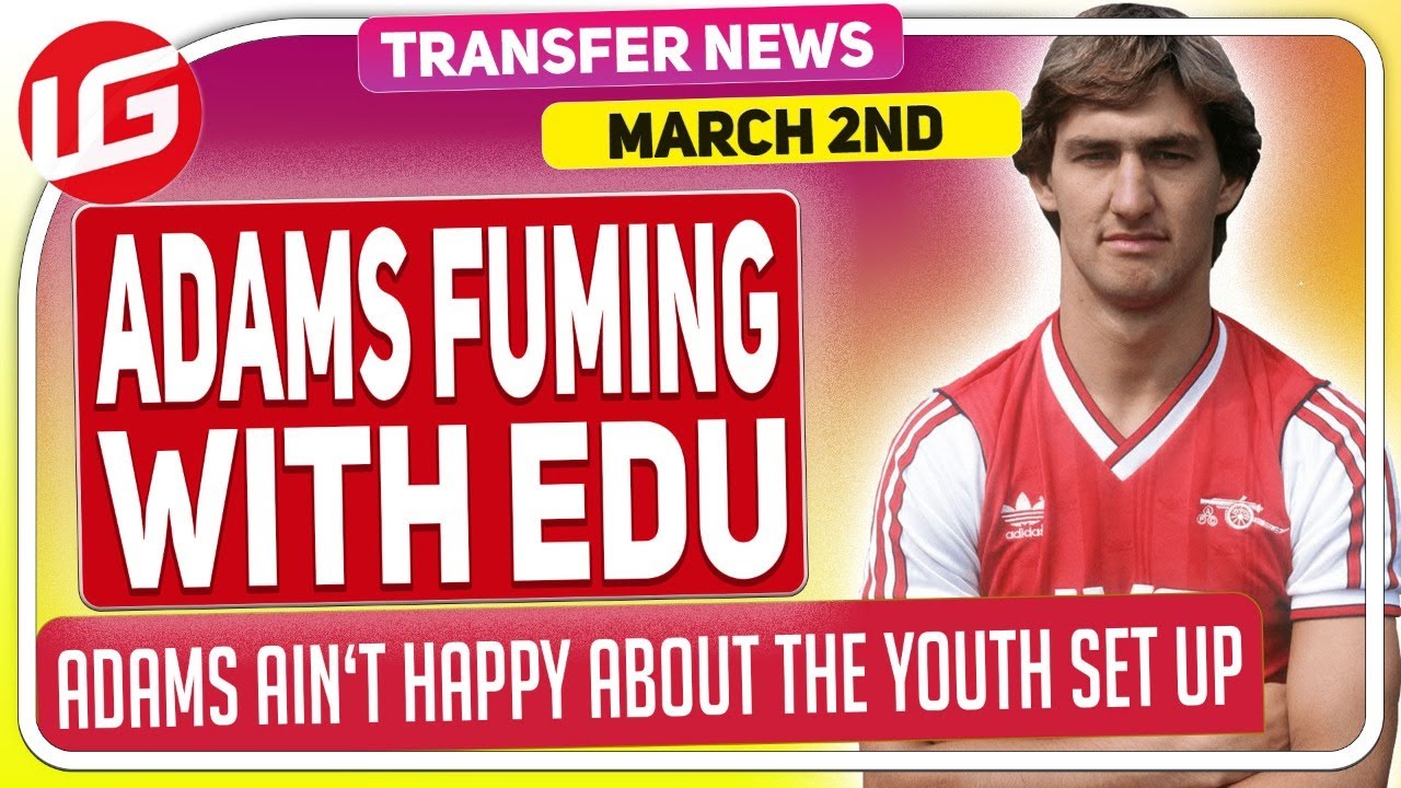 TONY ADAMS SLAMS EDU OVER HINDERING OUR YOUTH