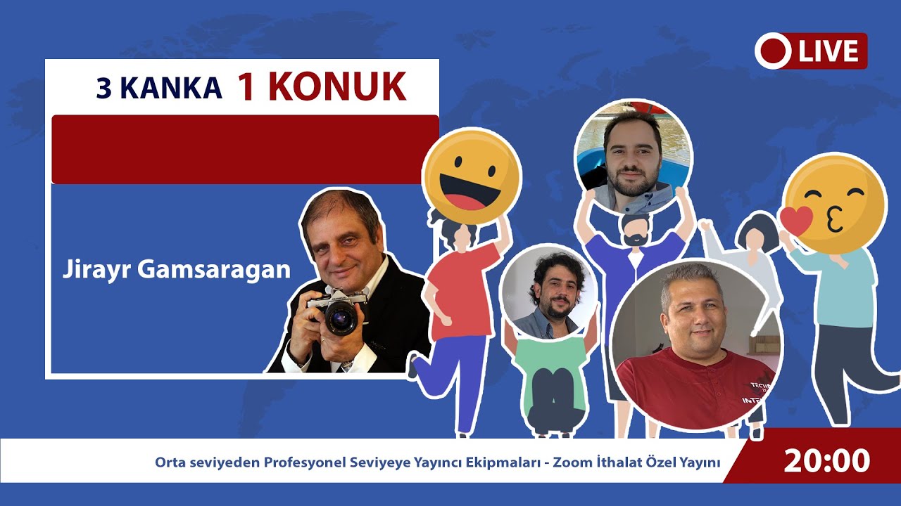 Başlangıçtan Profesyonele Youtuber/Vlogger Ekipmanları (Konuk: Jirayr Gamsaragan) 3 Kanka 1 Konuk #3