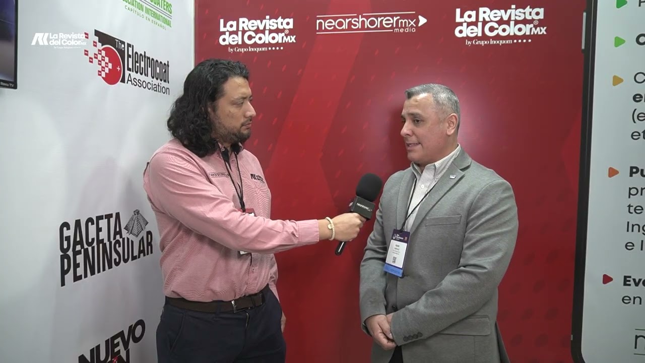 Pedro Castillo, VP de Operaciones América Latina de Therma-Tron-X, Inc., platicó en Expo Manufactura