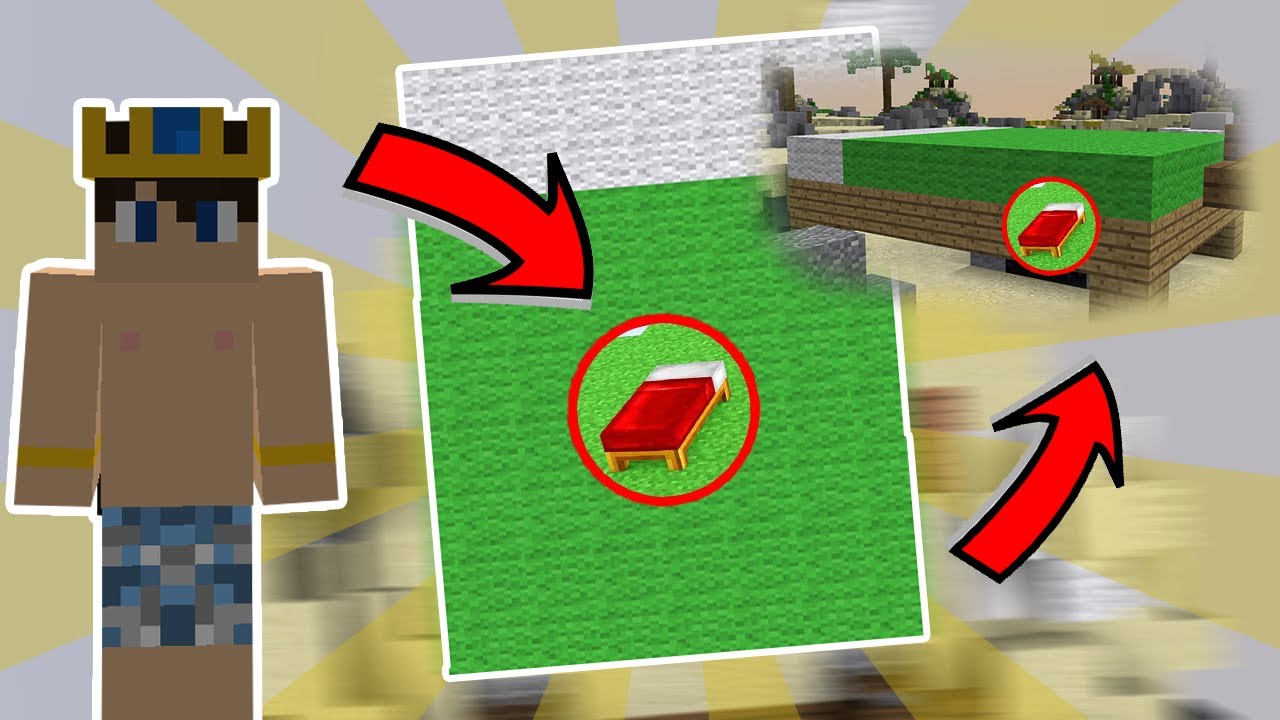 YATAĞIN ÜSTÜNE DEV YATAK YAPTIM ! (EFSANE BEDWARS !)