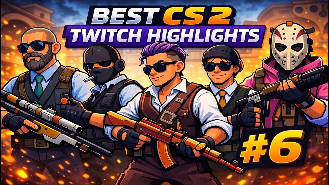 CS2 Twitch Highlights #6 – Лучшие моменты / Best CS2 Moments!