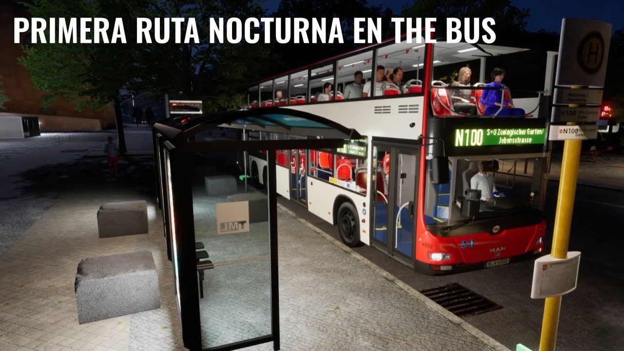 🚌 Vemos la PRIMERA LÍNEA NOCTURNA (N100) de la ciudad de Berlín 🚌 The Bus 🚌