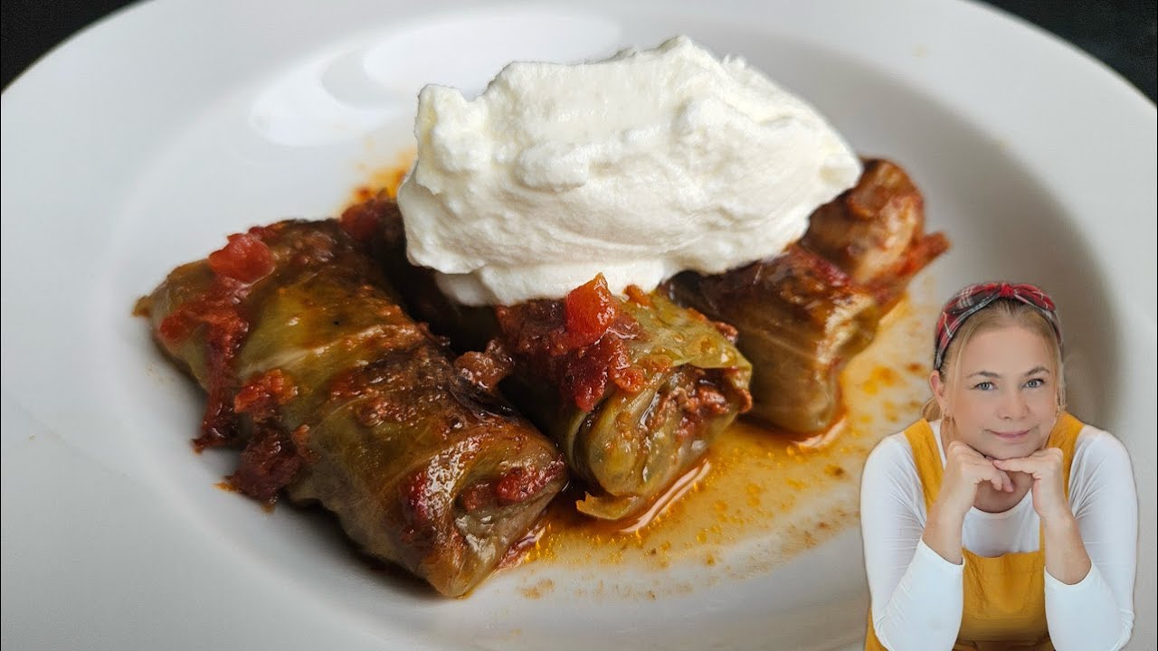 Ev Kokmadan Fırında Lahana Sarması 🔥 Kolay Kesim tekniği ile Efsane Lezzet