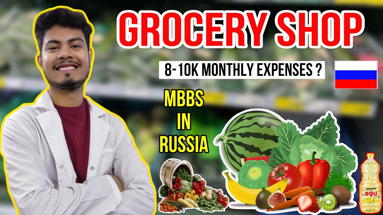 Grocery Shop In Russia | Monthly Expenses | Mbbs In Russia | Nsmu