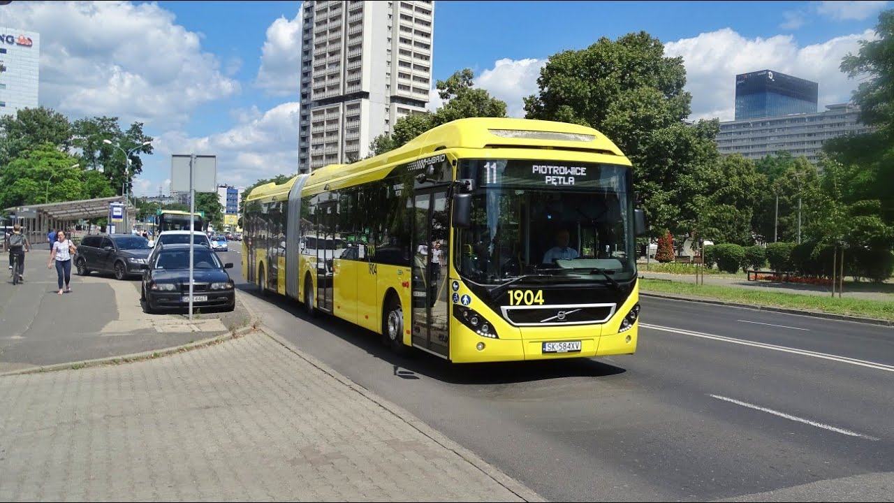 Volvo 7900A Hybrid #1904, PKM Katowice (Przejazd, 11)