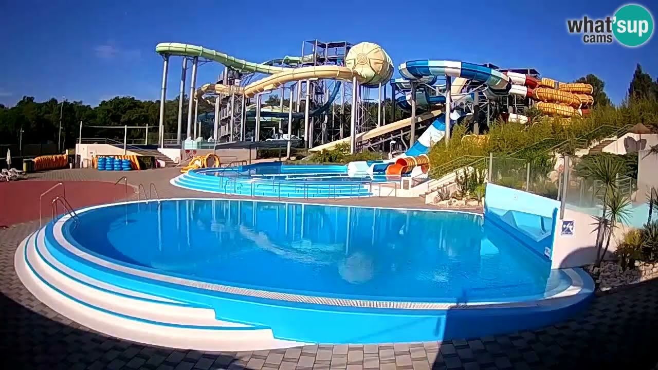 Vodeni park Istralandia početak sezone 2024. Live Cam Croatia