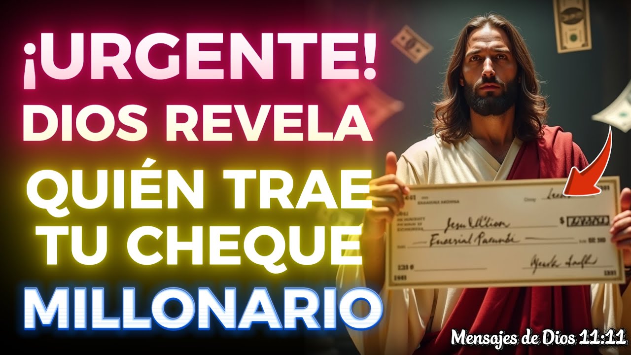 🔴 ¡URGENTE! DIOS REVELA QUIÉN TRAERÁ EL CHEQUE MILLONARIO QUE ESTÁS ESPERANDO 💰