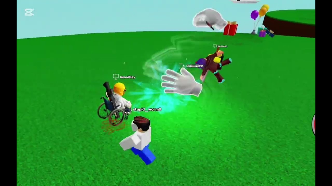 Jogando SLAP BATTLES no RÓBLÓOCKS