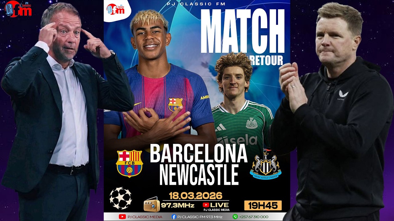 🔴LIVE GAME : #UCL FC BARCELONA 7 - 2 NEWCASTLE