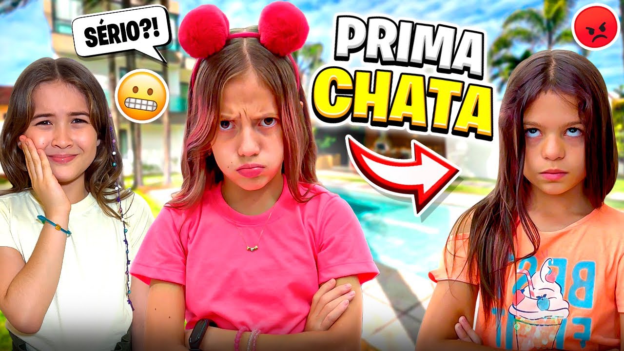 TUDO QUE A PRIMA CHATA DA JÉSSICA APRONTA EM UM DIA ( JÉSSICA SOUSA E FAMÍLIA