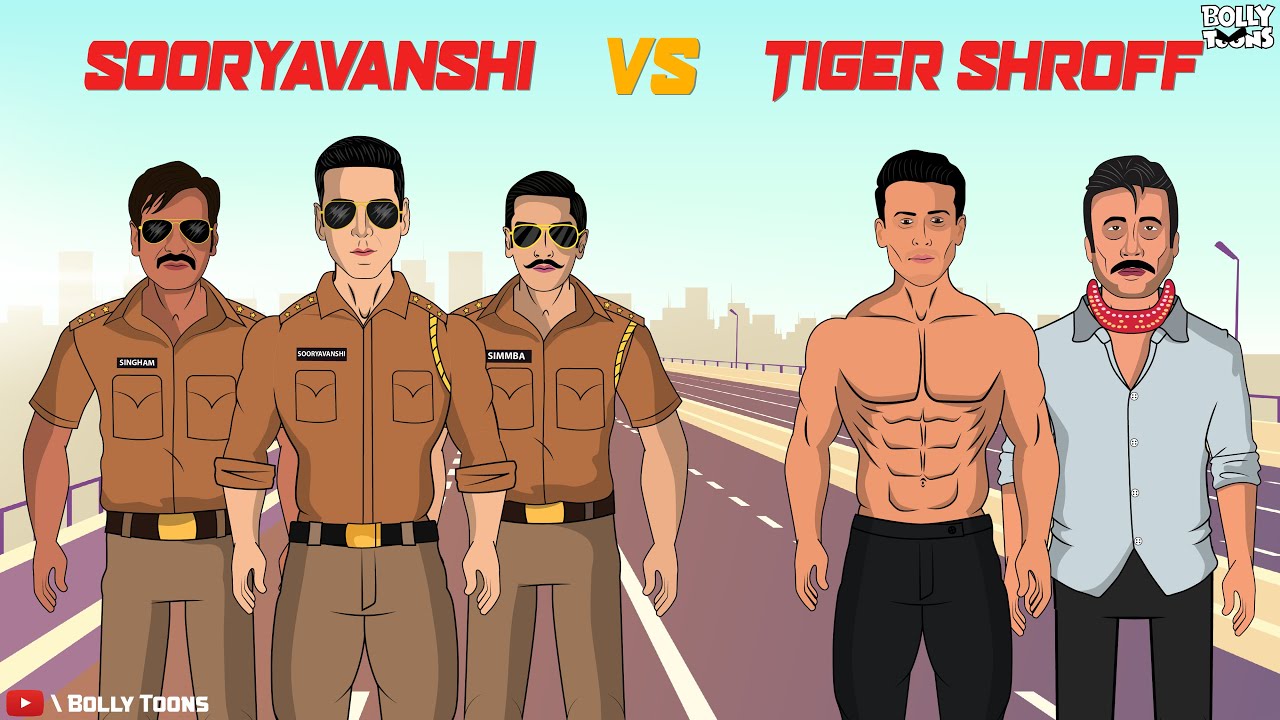 Sooryavanshi vs Tiger shroff | Sooryavanshi trailer spoof | Bolly toons