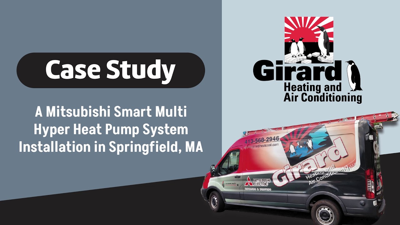 Mitsubishi Hyper Heat Pump Installation in Springfield MA - Girard Heating and Air Conditioning