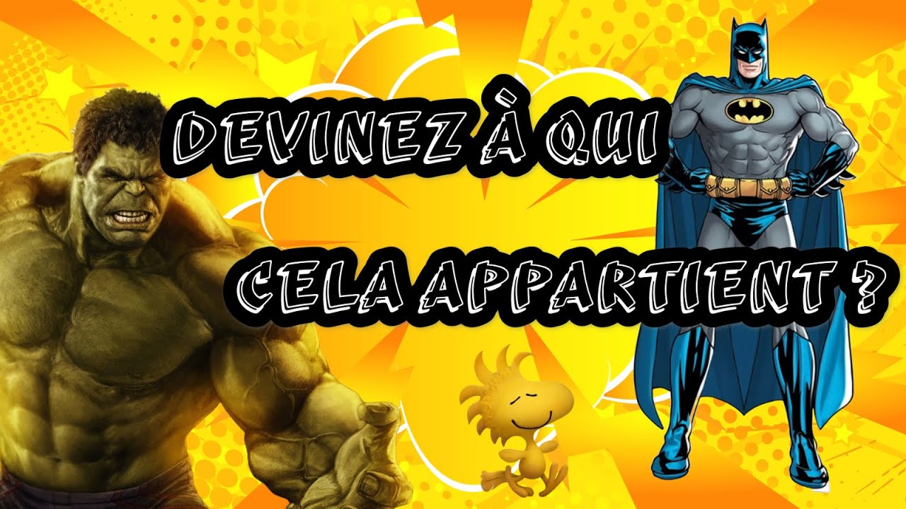 DEVINEZ à qui cela appartient ?