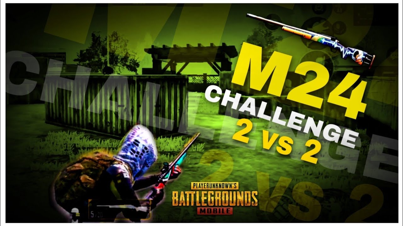 M24 ONLY SOLO VS DUO VERY INTENSE MATCH 🔥| 1v2 M24 TDM MATCH | PUBG MOBILE