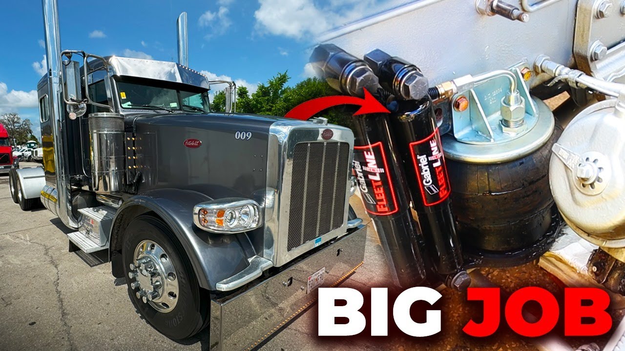 Peterbilt 365's Airbag & Interior Upgrade! The Ultimate Truck Transformation 🔥Custom Seats & More