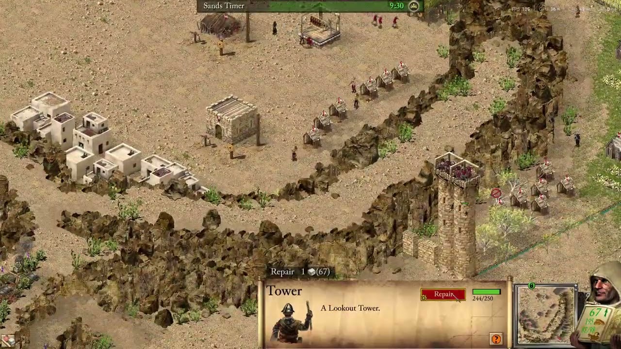 Eye of the Storm – Economy & Early Game Setup (Trail of the Leopard) | Stronghold Crusader DE