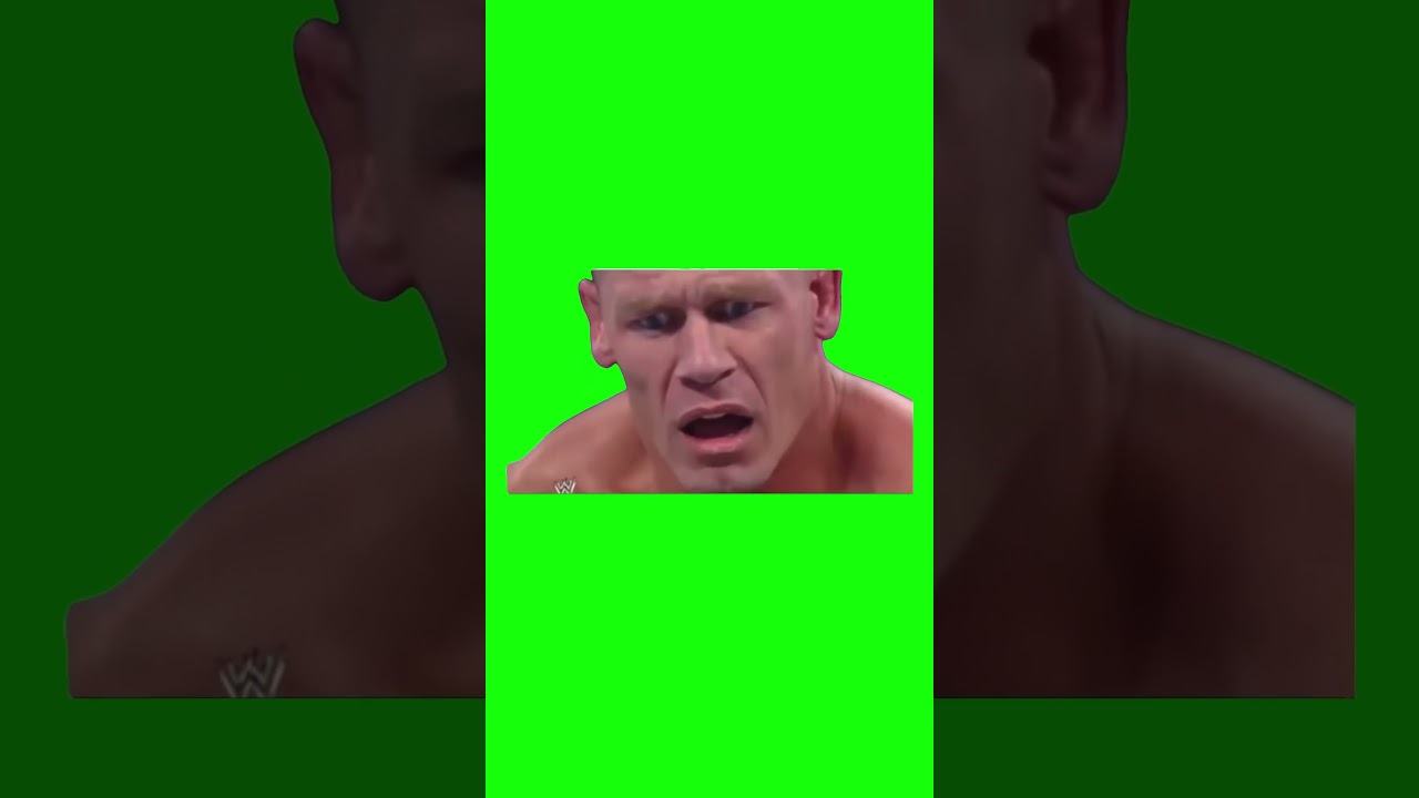 Shocked John Cena | Green Screen