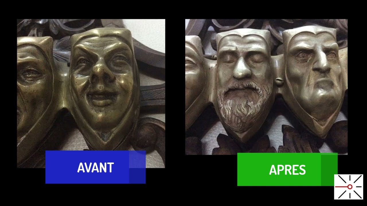 Nettoyage au laser d'œuvres d'art