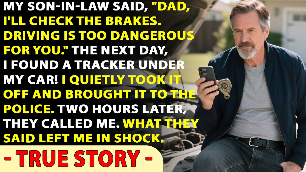 My Son-In-Law “Checked” The Brakes… I Found The Tracker! 2 Hours Later, The Call From The Police...