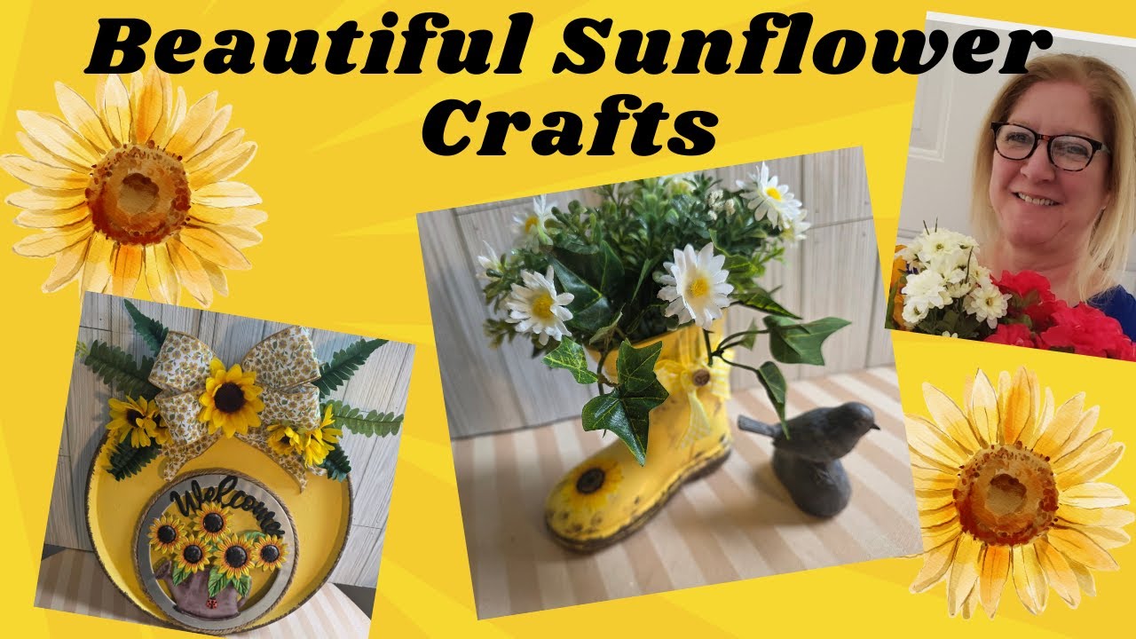 DIY Easy Sunflower Decor