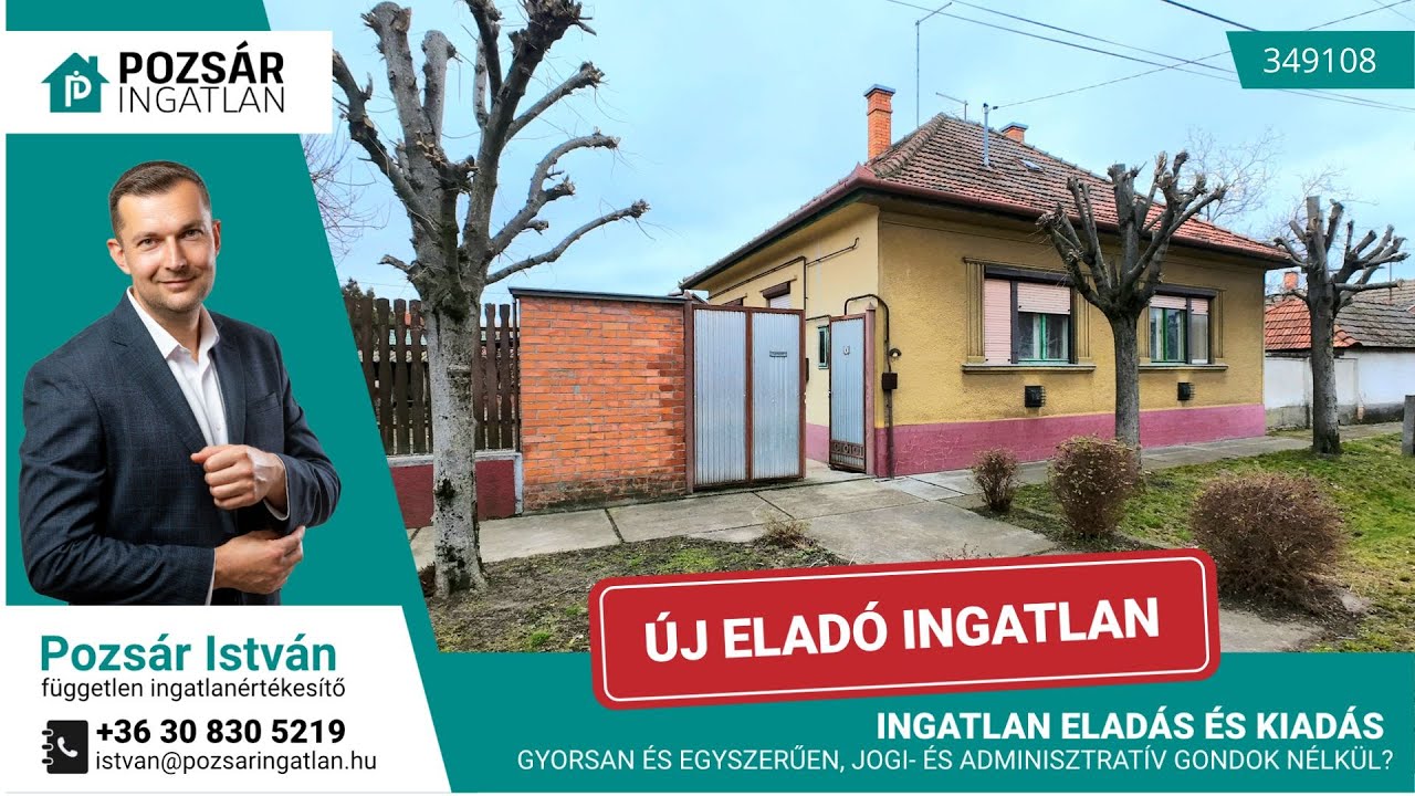 🏠Cegléden Újvárosi részen 72 m²-es családi ház Eladó! (349108)