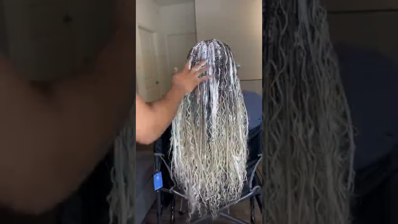 QUICK & EASY KNOTLESS BOX BRAIDS ON MY CLIENT|  #KNOTLESSGODDESSBRAIDS
