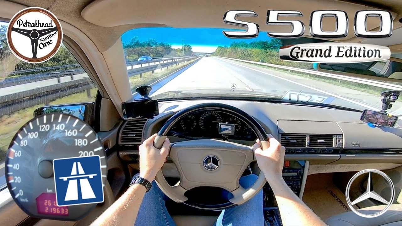 1998 Mercedes S500 Grand Edition | V-max. Pr&oacute;ba autostradowa.