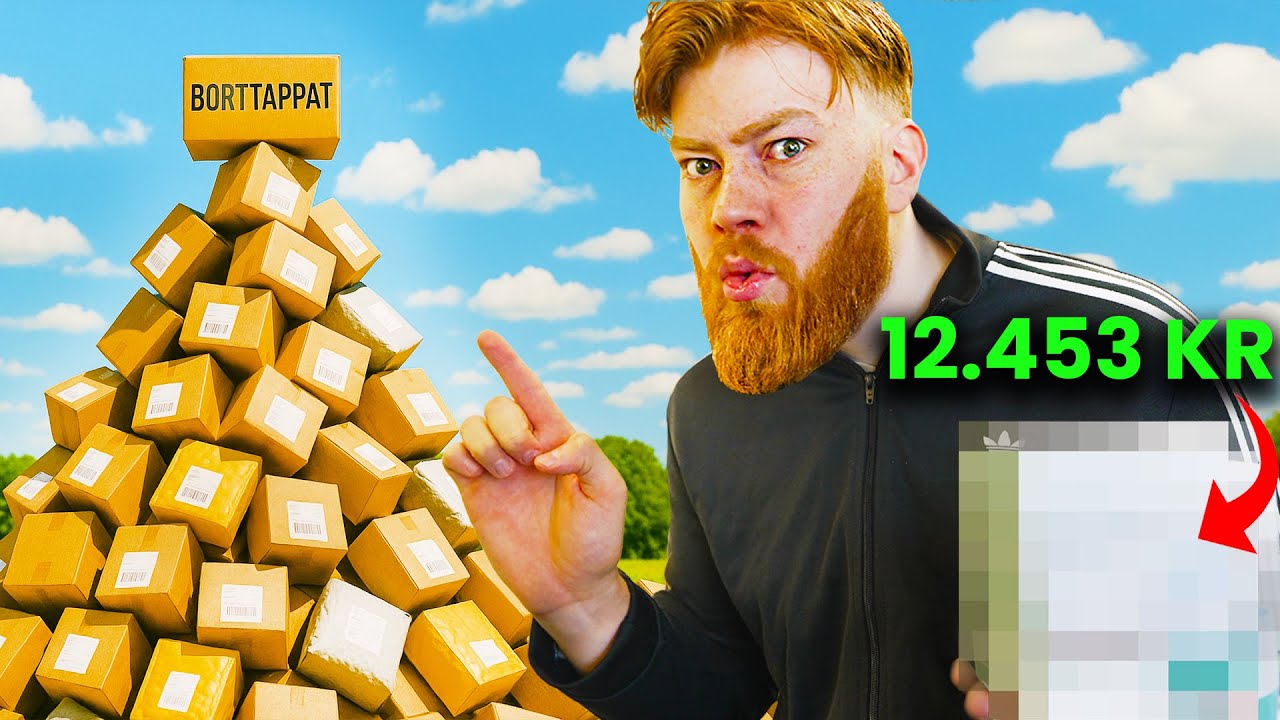 VI K&Ouml;PTE BORTTAPPADE PAKET F&Ouml;R 15 000 KRONOR!