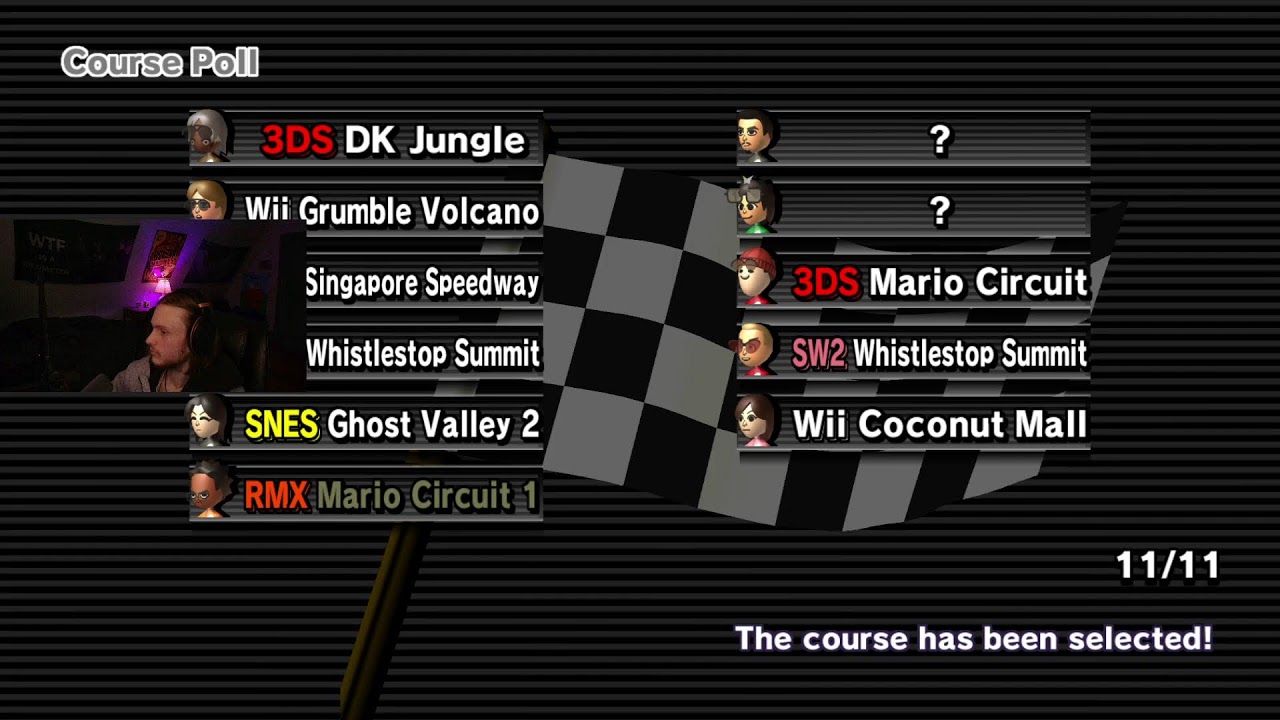 Mario Kart Wii Retro Rewind Lounge