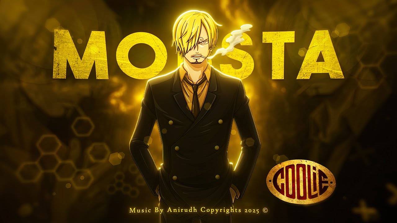 Vinsmoke Sanji X Mobsta Edit🔥🚬 [4K] | (Tamil AMV) | Anirudh | Coolie | ShnyFx