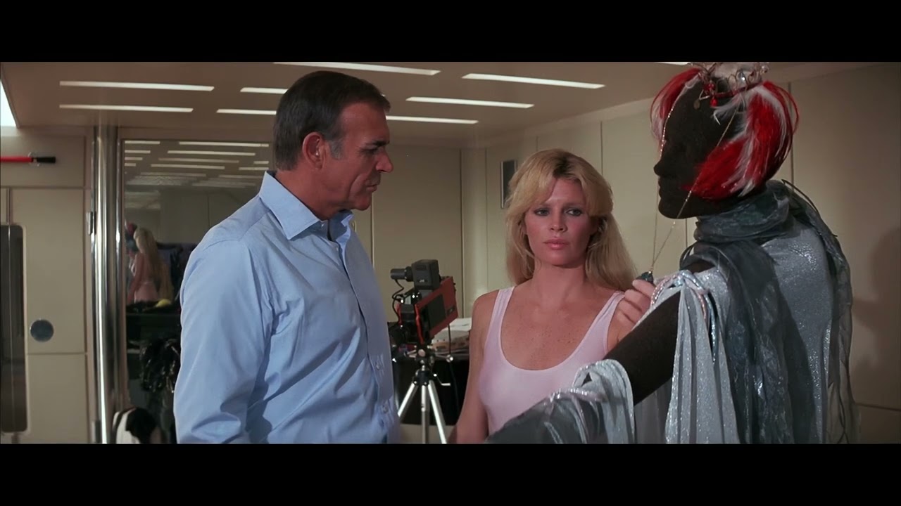 Kim Basinger Sean Connery 1982 Never Say Never Again scene 2 remastered 4k