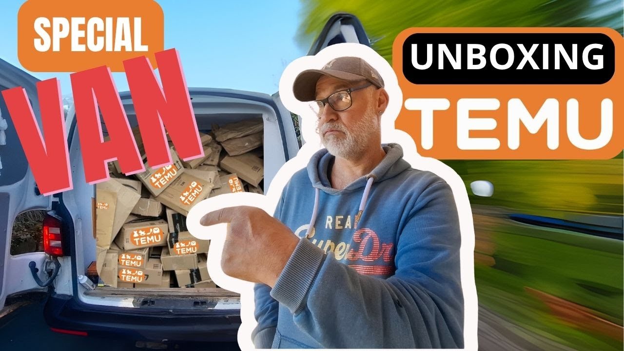 VAN UNBOXING TEMU AVANT TRAVAUX