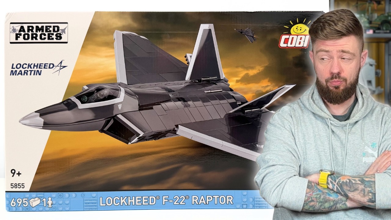 F-22 RAPTOR ✈️ COBI 5855 RECENZJA
