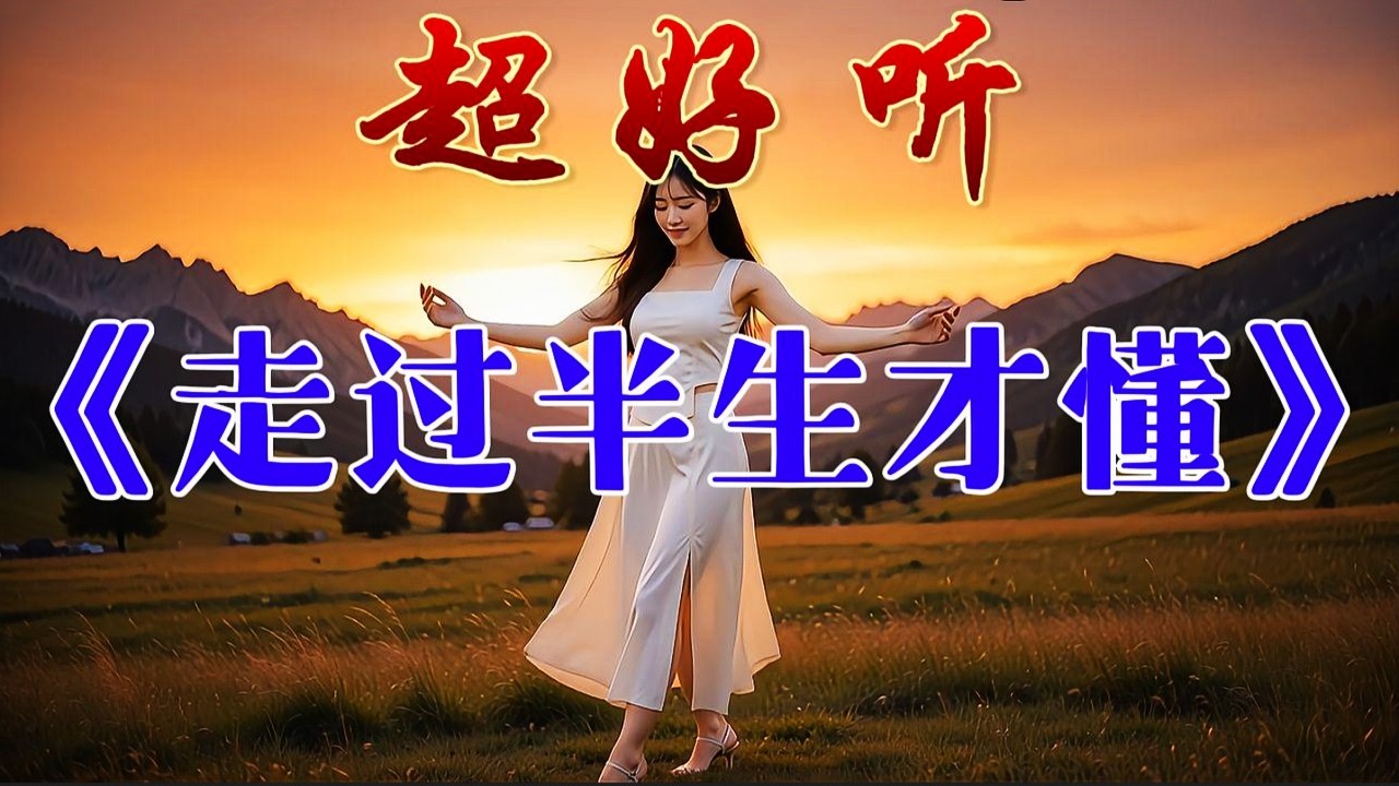 🎵《走过半生才懂》超好听！