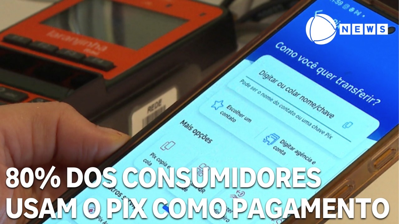80% dos consumidores usam o Pix como pagamento, aponta pesquisa