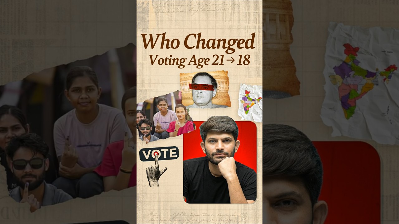 Who Changed the Voting Age in India? #votingrights #indianpolity #democracy