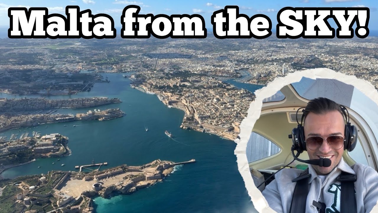 I Took A Plane Ride Around Malta !!!